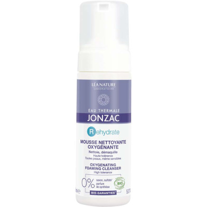 REHYDRATE Mousse nettoyante oxygénanten 150ml Jonzac - Parashop