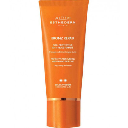 BRONZ REPAIR Soin protecteur anti-rides fermeté solaire modéré, 50ml Esthederm - Parashop