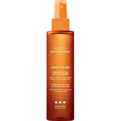 L'HUILE SOLAIRE Soin protecteur corps et cheveux soleil fort, 150ml Esthederm - Parashop