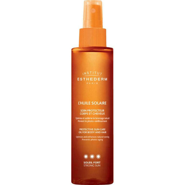 L'HUILE SOLAIRE Soin protecteur corps et cheveux soleil fort, 150ml Esthederm - Parashop