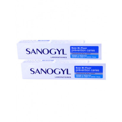 Soin Bi-Fluor 1450Ppm, Preventions Caries, 2X75ml Sanogyl - Parashop