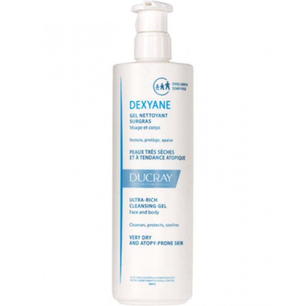 DEXYANE Gel nettoyant surgras, 400ml Ducray - Parashop