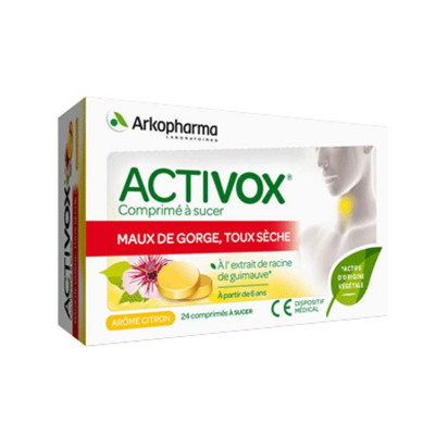 ACTIVOX® Comprimés Citron Bt 24 Arkopharma - Parashop