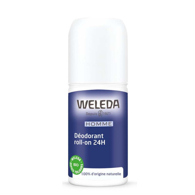 Déodorant roll-on 24H Homme, 50ml Weleda - Parashop