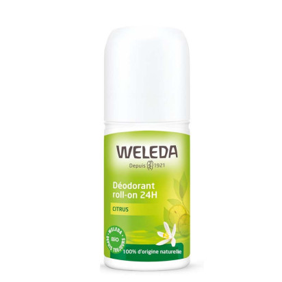 Déodorant roll-on 24H Citrus, 50ml Weleda - Parashop