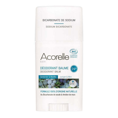 Déodorant bio genevrier menthe, baume 40g Acorelle - Parashop