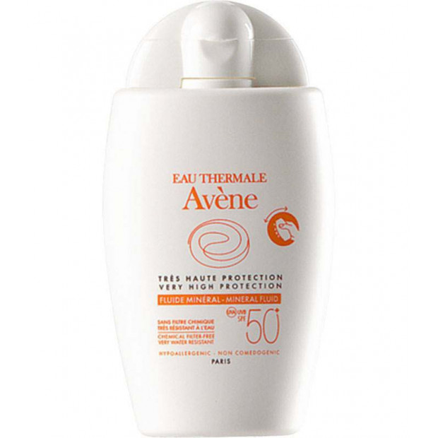 Fluide solaire minéral SPF50+, 40ml Avene - Parashop