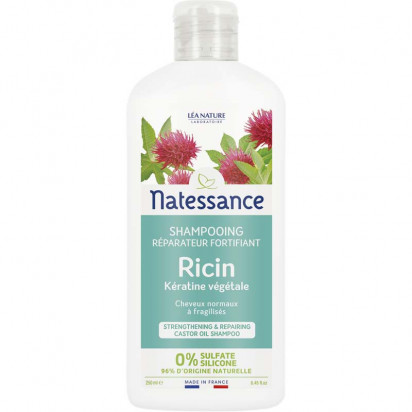 RICIN, shampoing Réparateur Fortifiant, 250ml Natessance - Parashop