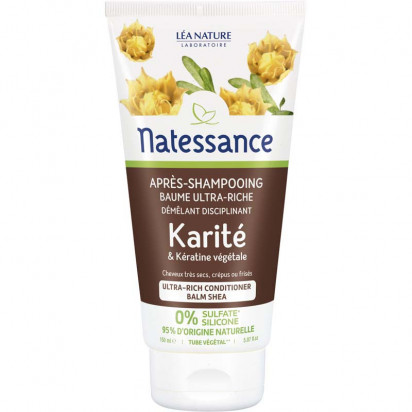 KARITÉ Après-shampoing baume, 150ml Natessance - Parashop
