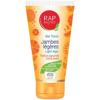 Gel Tonic, parfum Agrumes, 150ml Rap Phyto - Parashop