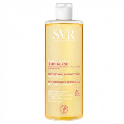 TOPIALYSE Huile lavante micellaire, 400ml SVR - Parashop