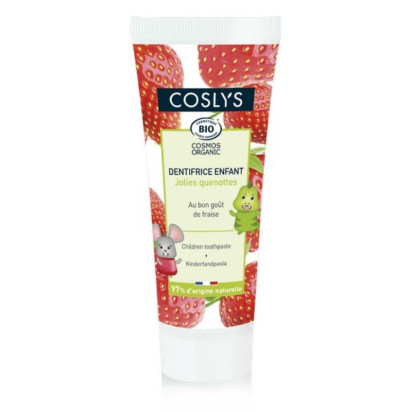 Dentifrice enfant fraise bio, 50ml Coslys - Parashop