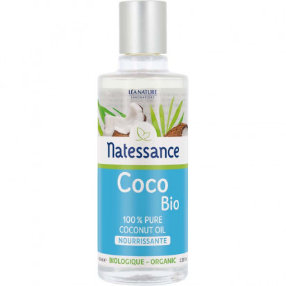 COCO, Huile de Coco BIO, 100ml Natessance - Parashop