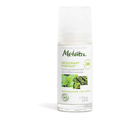 Déodorant purifiant, efficacité 24H. Roll-on 50ml