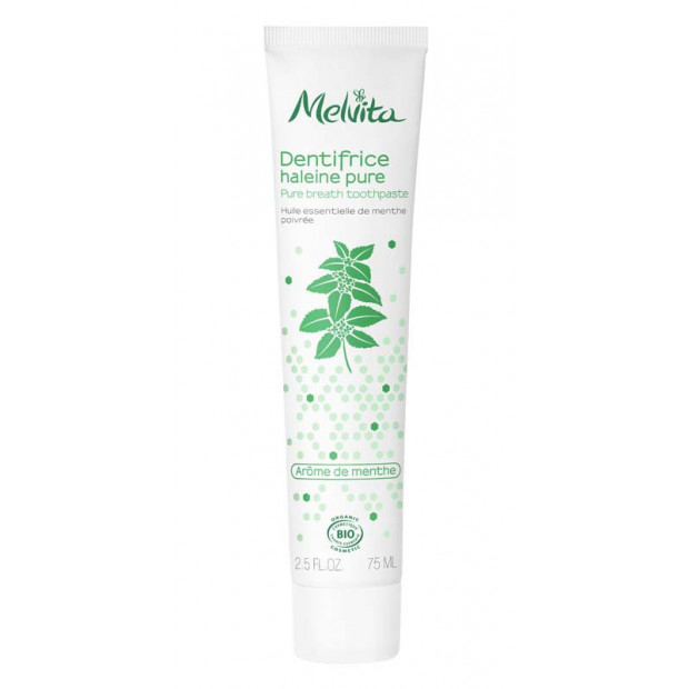 Dentifrice Haleine Fraîche 75ml Melvita - Parashop