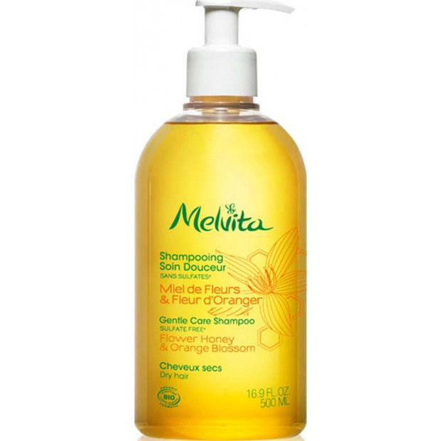 shampoing Soin Douceur Cheveux Secs. Fl 500ml Melvita - Parashop