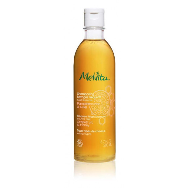 shampoing Lavages Fréquents. Fl 200ml Melvita - Parashop