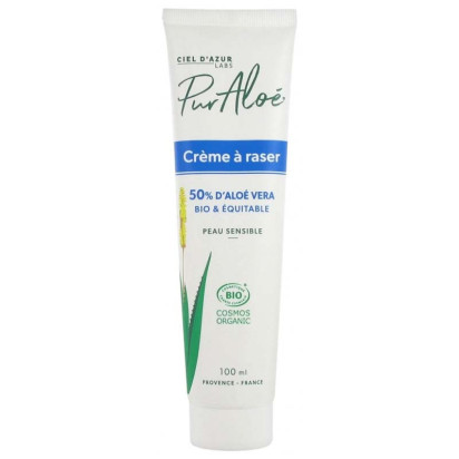 Crème à raser BIO à l'aloé vera, 100ml Pur Aloe - Parashop