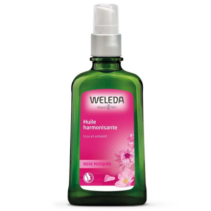 Huile harmonisante à la Rose musquée, 100ml Weleda - Parashop