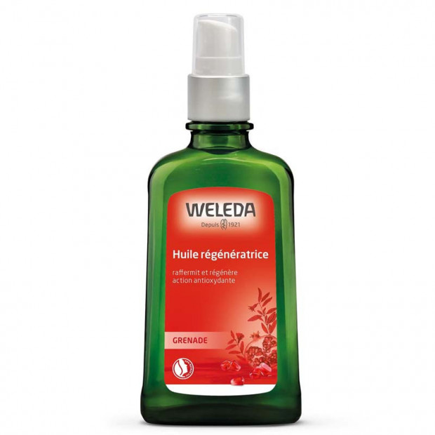 Huile régénératrice à la Grenade, 100ml Weleda - Parashop