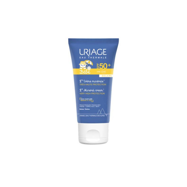 BÉBÉ 1ère Crème Minérale SPF50, 50ml Uriage - Parashop