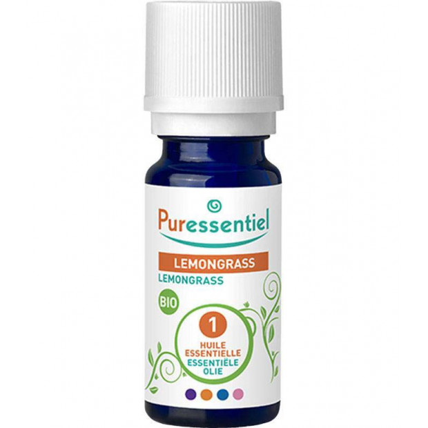 HUILE ESSENTIELLE, Lemongrass BIO, 10ml Puressentiel - Parashop