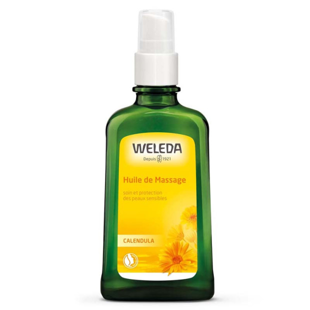 Huile de Massage au Calendula, 100ml Weleda - Parashop