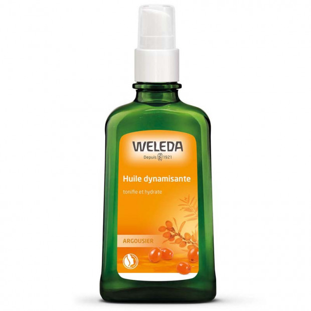 Huile dynamisante à l'Argousier, 100ml Weleda - Parashop