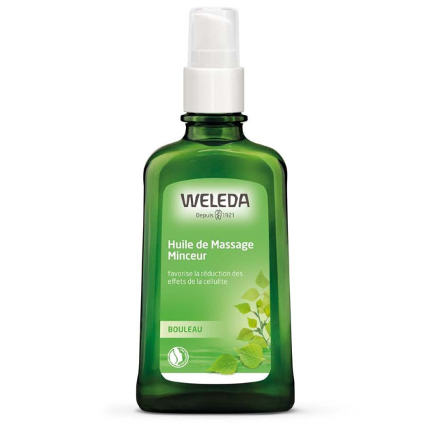 Huile de Massage Minceur au Bouleau, 100ml Weleda - Parashop