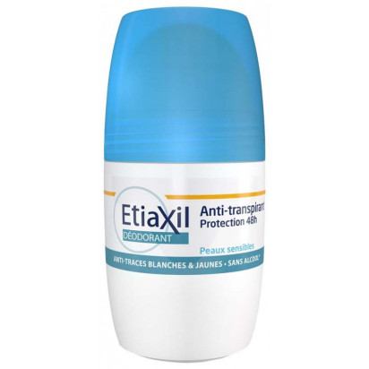 Déodorant Anti-transpirant 48h, roll-on 50ml Etiaxil - Parashop