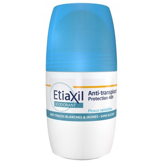 Déodorant Anti-transpirant 48h, roll-on 50ml Etiaxil - Parashop