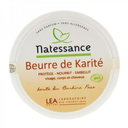 Beurre de Karité Bio 100 g Natessance - Parashop