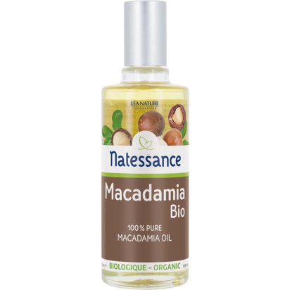 MACADAMIA, Huile de Macadamia BIO, 50ml Natessance - Parashop