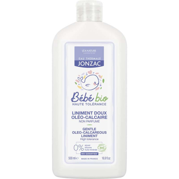 BÉBÉ, Liniment oléo-calcaire doux BIO. 500ml Jonzac - Parashop