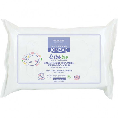 Bébé Bio Lingettes dermo-apaisantes, 40 lingettes Jonzac - Parashop