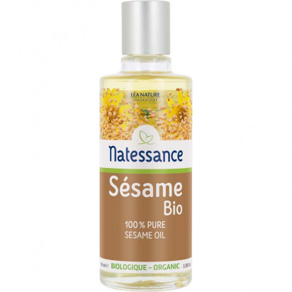 Huile de sésame bio 100ml Natessance - Parashop