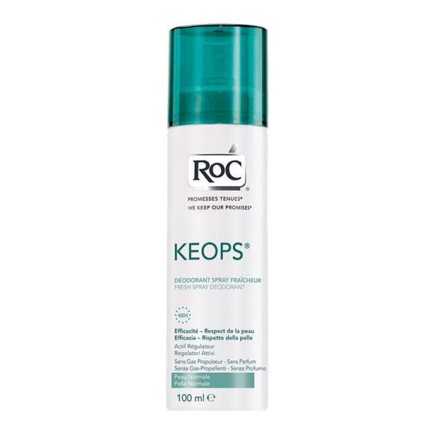 KEOPS Déodorant Fraîcheur Efficacité 24 h, 100ml Roc - Parashop