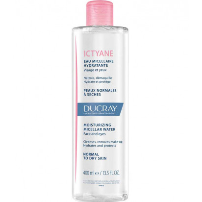 ICTYANE Eau Micellaire Hydratante Visage et Yeux, 400ml