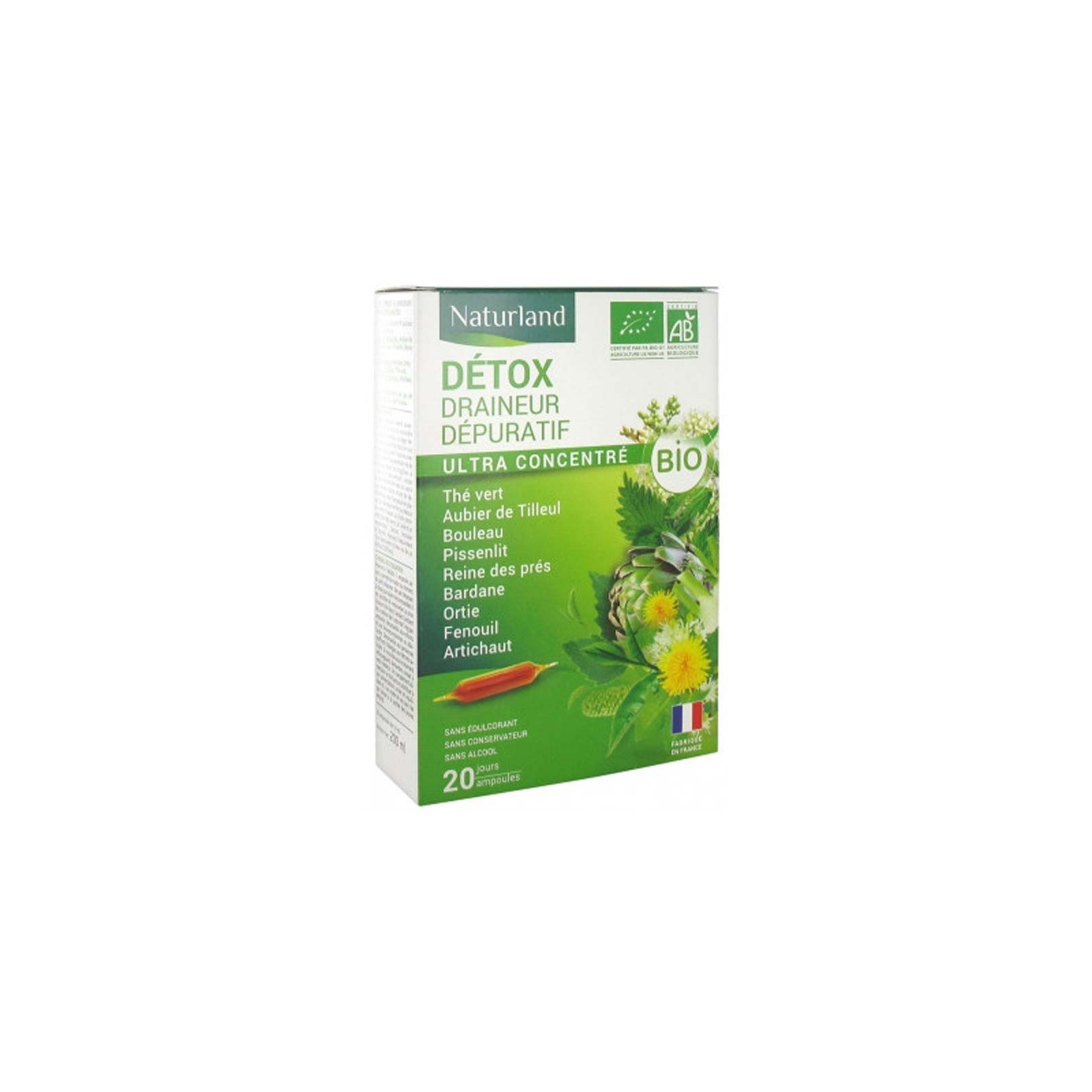 Detox bio. Boîte 20 ampoules