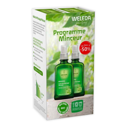 Huile de Massage Minceur. Lot de 2 Fl 100ml Weleda - Parashop