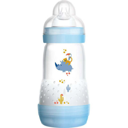 Biberon anti colique bleu 0+ débit 2, 260ml x1