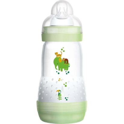 Biberon anti colique vert 0+ débit 2, 260ml x1