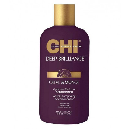 Deep Brilliance Après-shampoing Olive & Monoi, 355ml Chi - Parashop