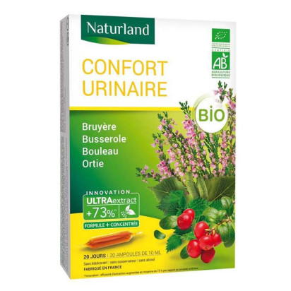 Confort urinaire Bio, 20 ampoules Naturland - Parashop