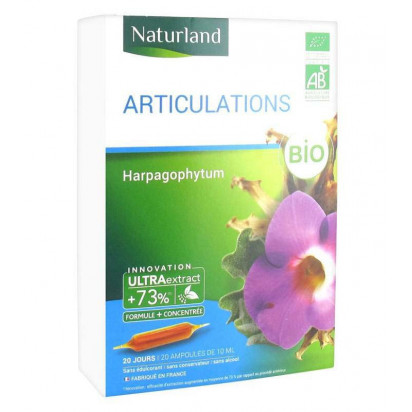 Articulations Bio, 20 ampoules Naturland - Parashop