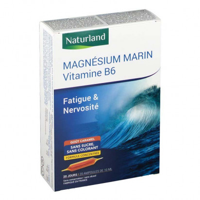 Magnésium marin/Vitamine B6, Fatigue et Nervosité 20 ampoules