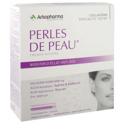 Booster d'éclat anti-âge, 10 flaconnettes Arkopharma - Parashop