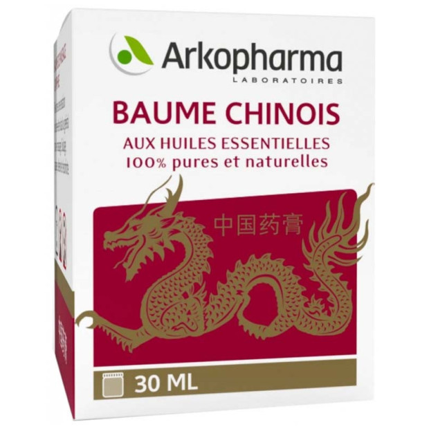 Baume chinois aux huiles essentielles, 30ml Arkopharma - Parashop