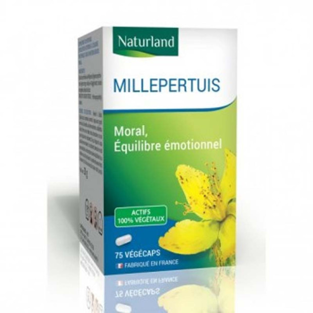 Millepertuis 75 Végécaps Naturland - Parashop