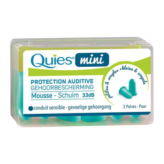 Protections auditives Enfants. Bt 3 paires Quies - Parashop